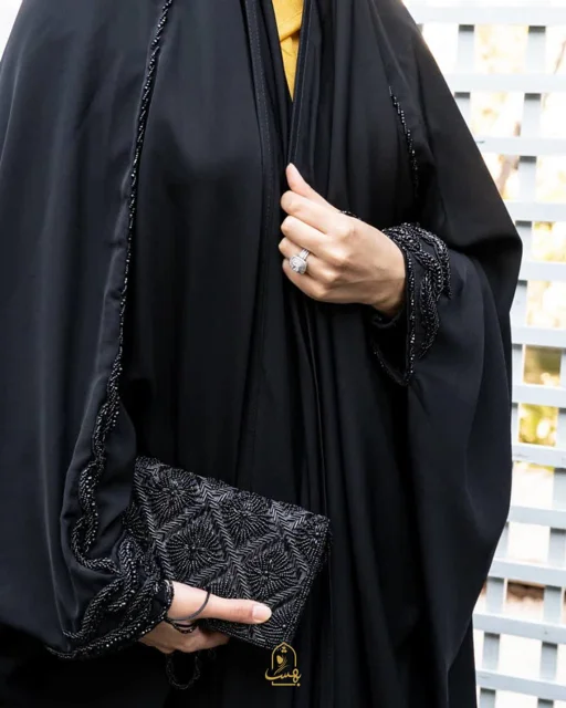چادر عربی اصیل کپچر جواهر دوزی شمس